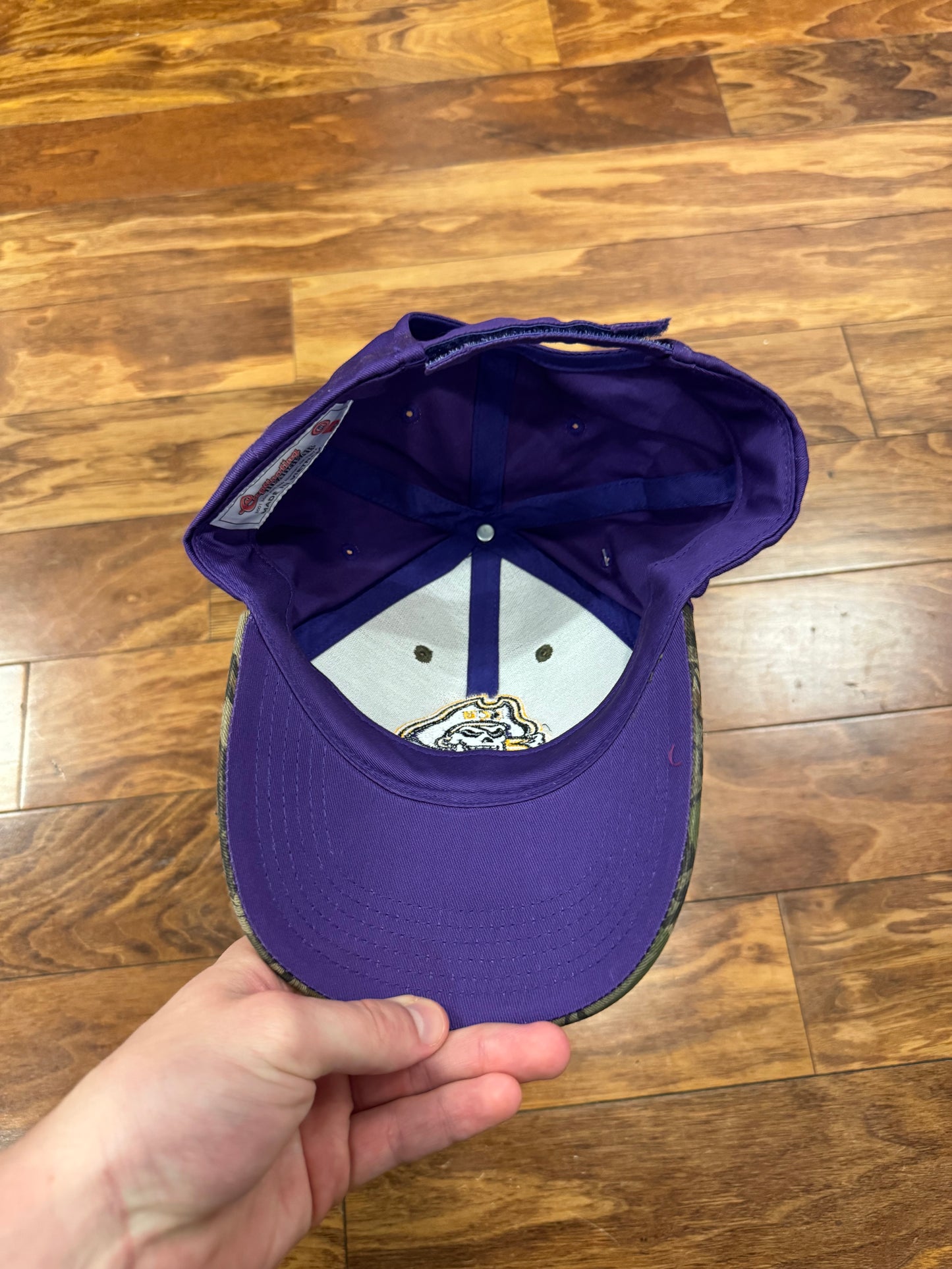 00s East Carolina (ECU) Pirates Camo Two Toned Hat (OS)