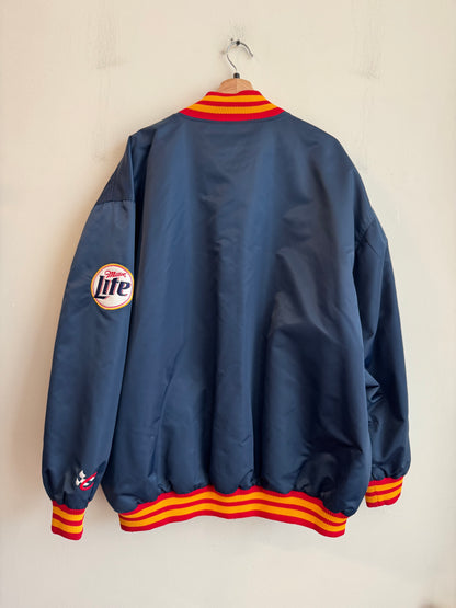 90s Rusty Wallace Chase Authentic Vintage Nascar Satin Jacket (XXL)