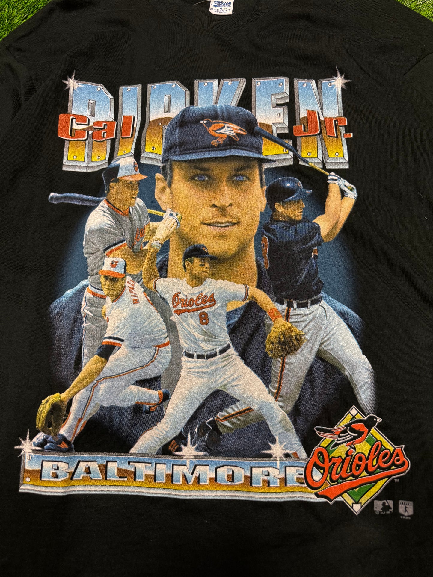 1995 Cal Ripken Jr. Salem Baltimore Orioles Deadstock Vintage MLB Tee (XL)