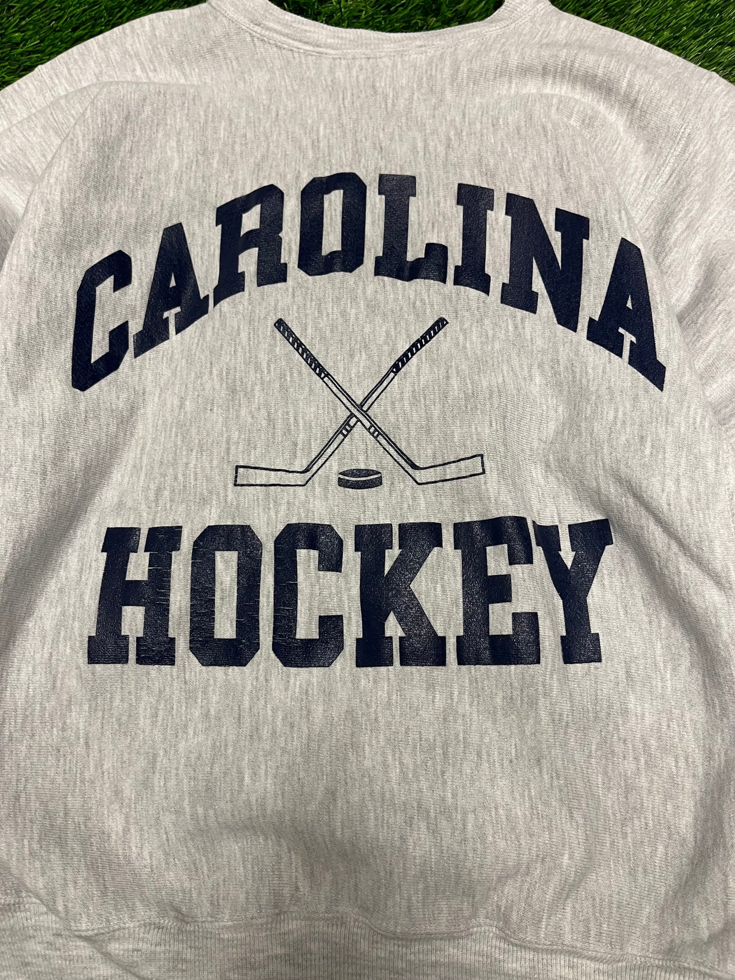 90s University of North Carolina UNC Field Hockey Vintage Champion Reverse Weave Crewneck (M)