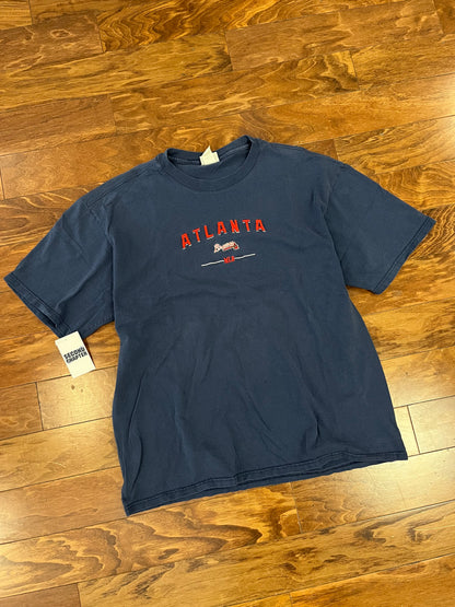 90s Atlanta Braves Embroidered Tee (XL)