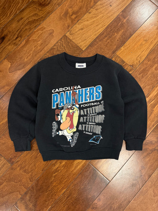 1997 Carolina Panthers Toddler Taz Crewneck (4T)