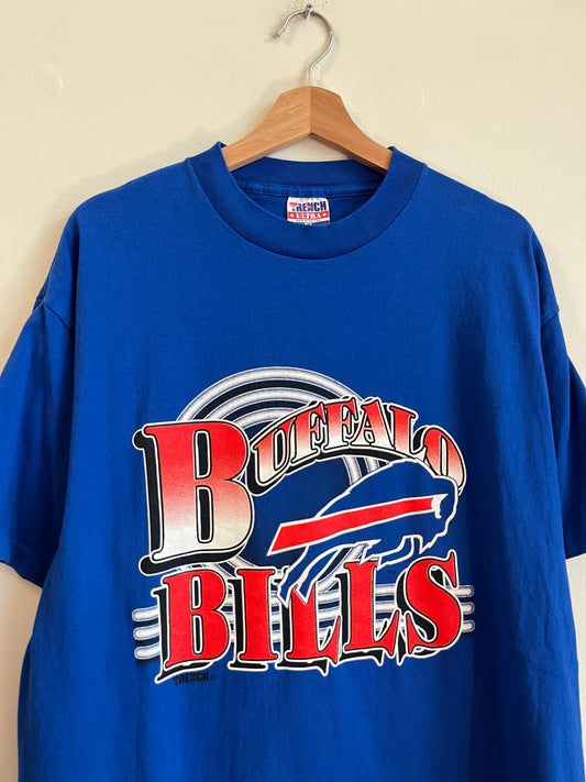 90s Buffalo Bills Blue NFL Trench Tee (XL)