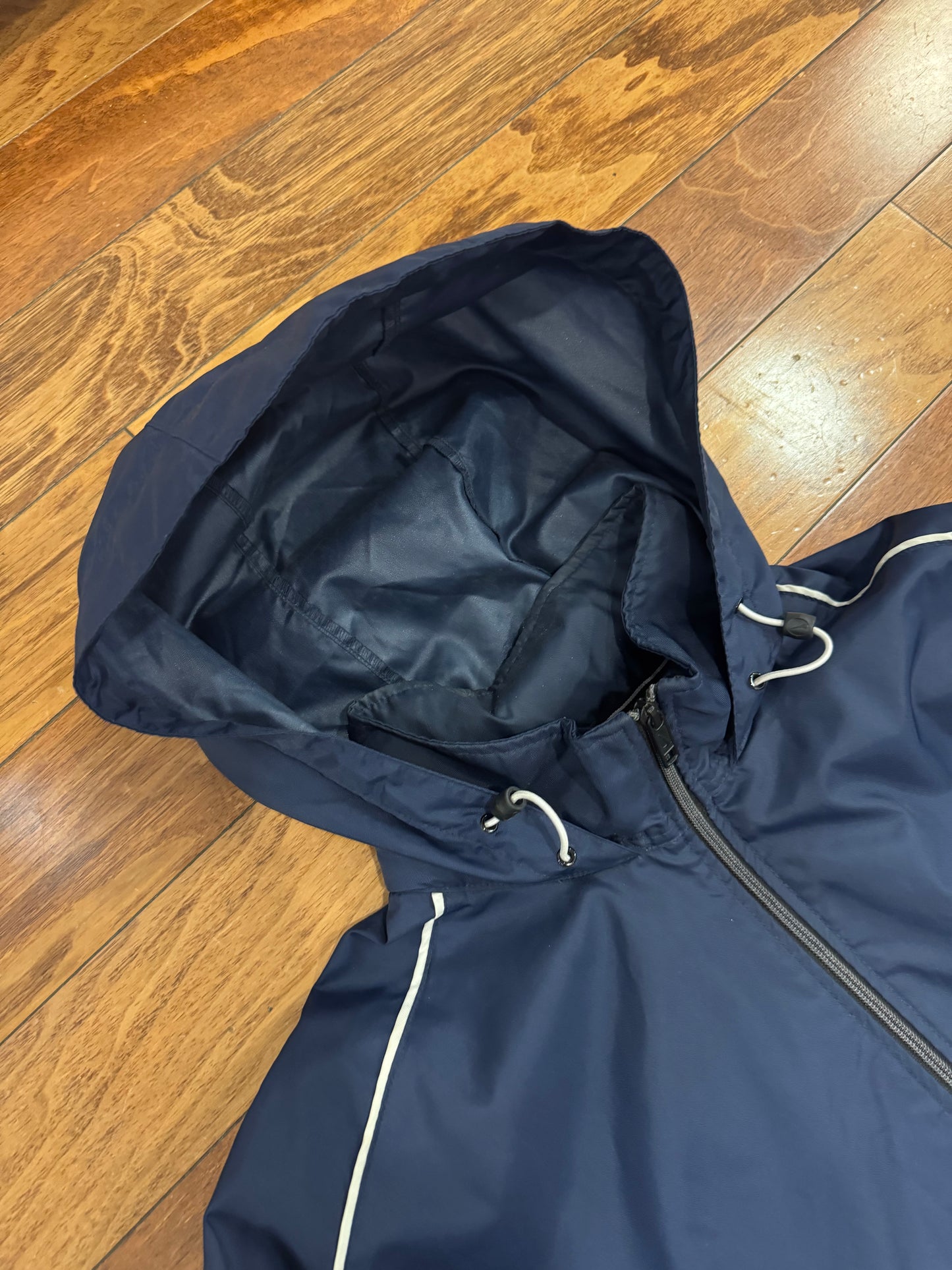 00s Nike Navy Parka Windbreaker (XL)