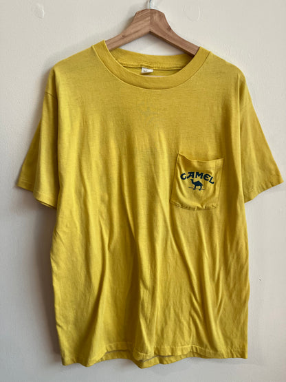 90s Camel Cigarettes Smooth Yellow Tee (L)