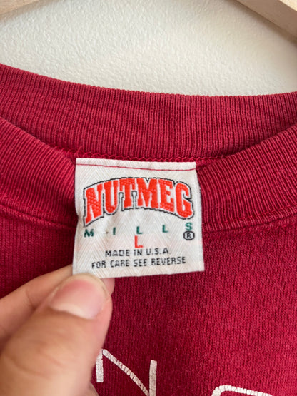 90s Florida State Seminoles Nutmeg Crewneck (L)