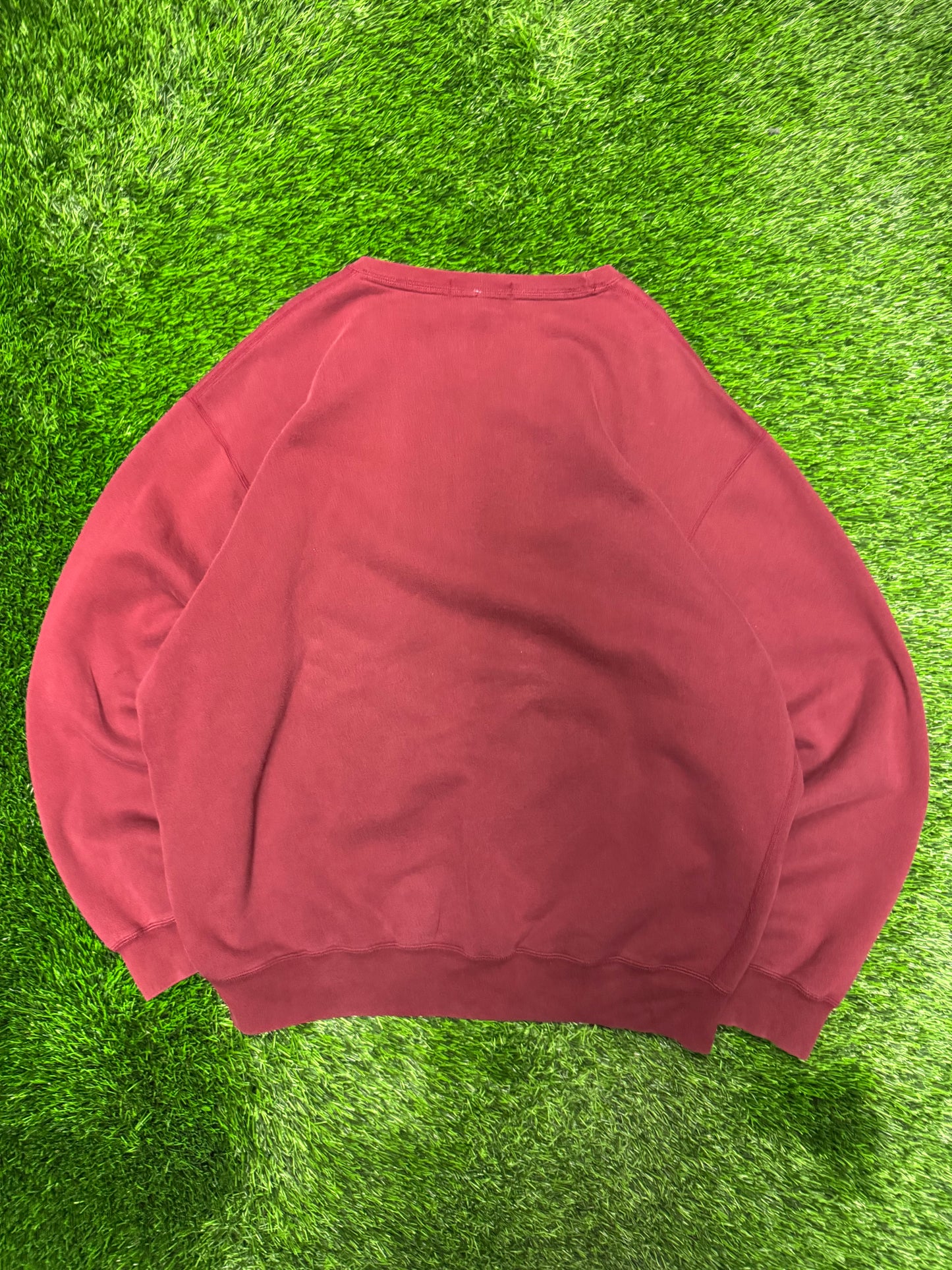 90s Polo Ralph Lauren Vintage Burgundy Crewneck (XL)