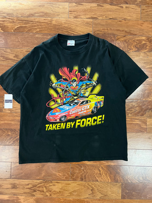1999 John Force Vintage Nascar Superman Tee (XXL)
