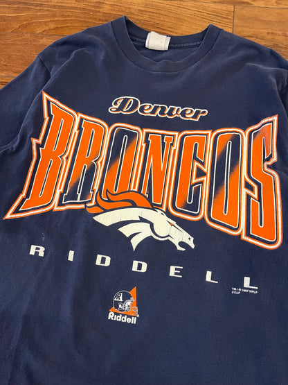 1997 Denver Broncos Riddell Tee (M)