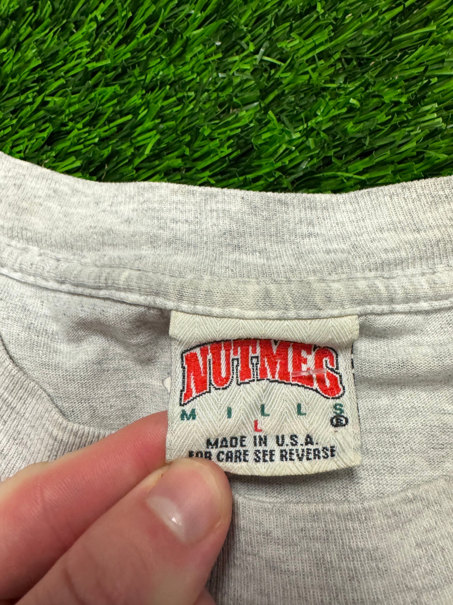 90s Chicago Bulls "No Bull 45 He's Back" Vintage Nutmeg Jordan Tee (L)