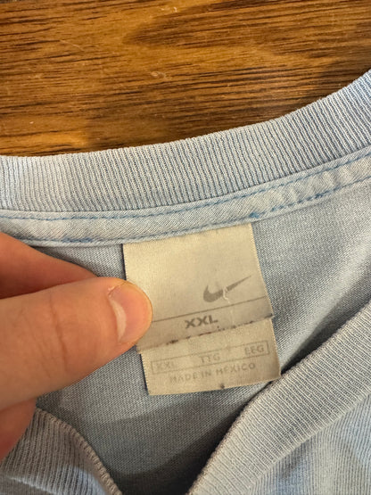 00s Property of Nike Faded Blue Muscle Tee (XXL)
