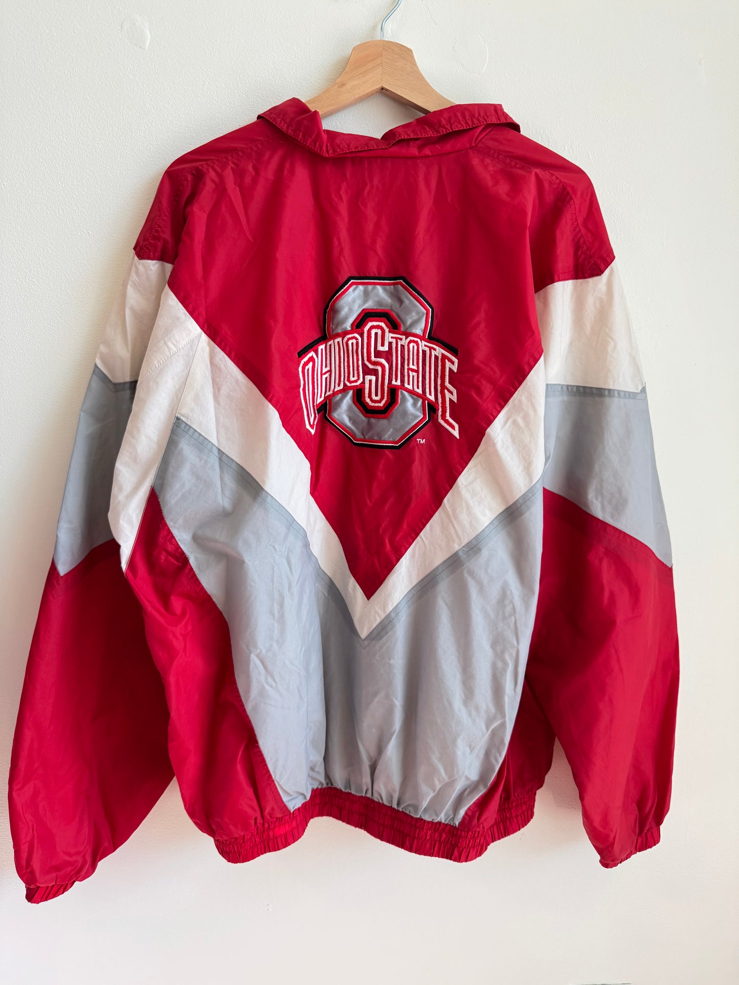 90s Ohio State (OSU) Vintage Reebok Windbreaker (XL)
