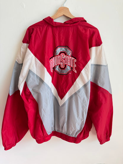 90s Ohio State (OSU) Vintage Reebok Windbreaker (XL)