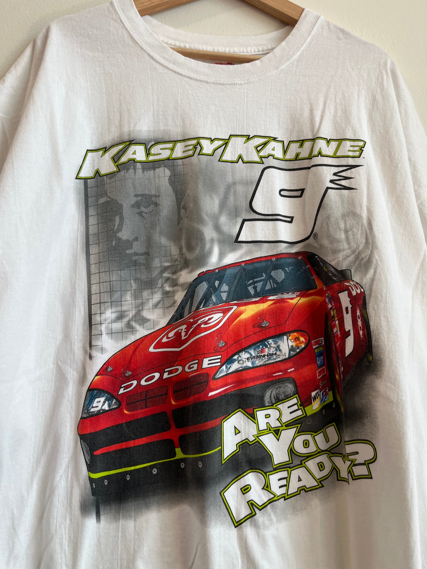 2004 Kasey Kahne Dodge Front/Back Nascar Graphic Tee (XXL)