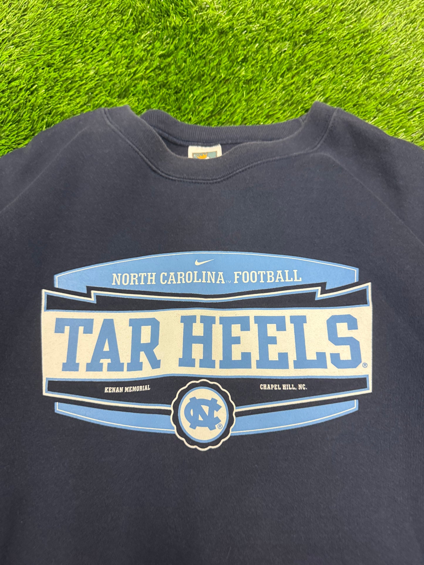 90s University Of North Carolina (UNC) Nike Spell Out Vintage Crewneck (XXL)