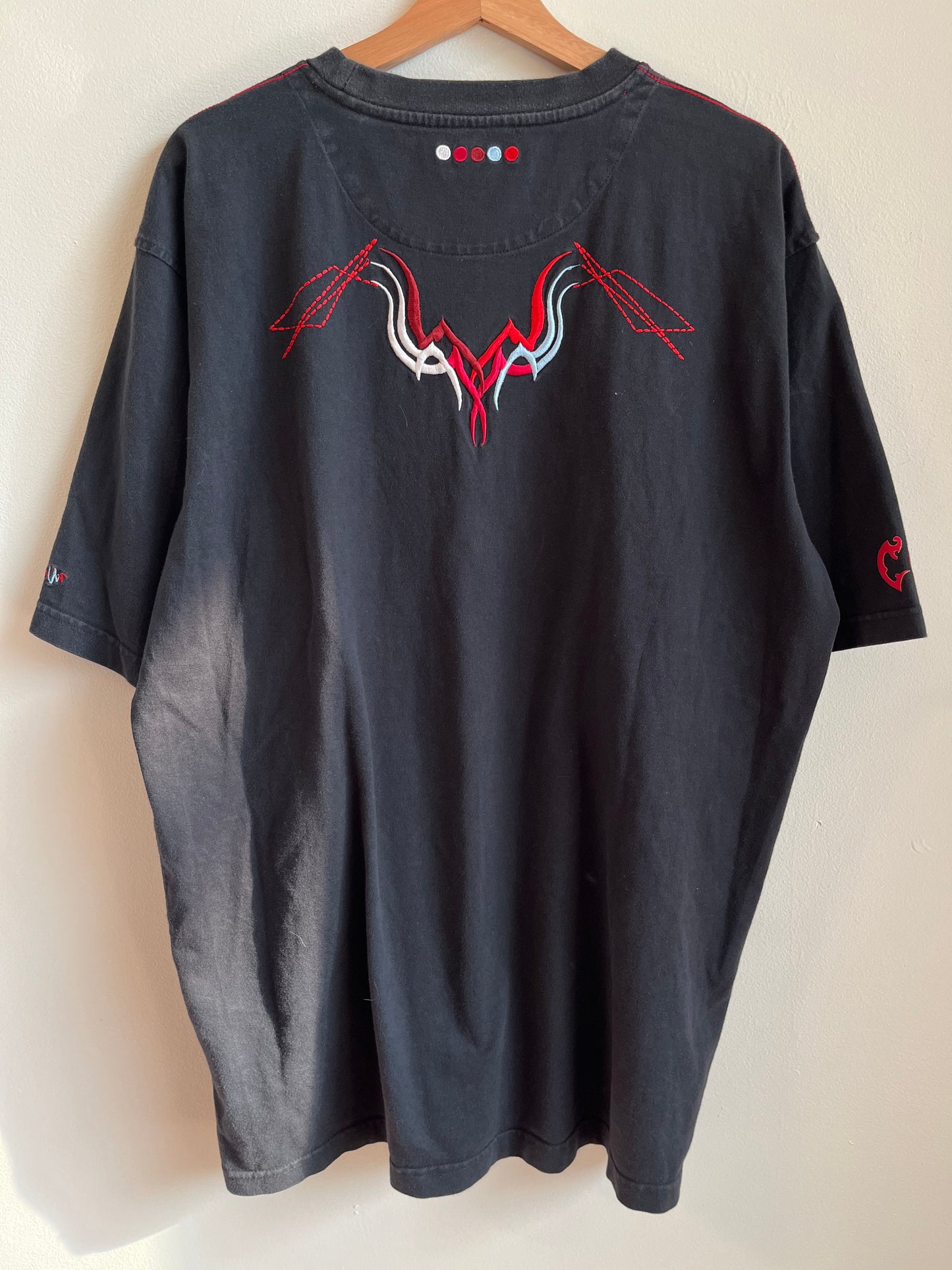 00s Coogi Embroidered Black Tee (XXL)