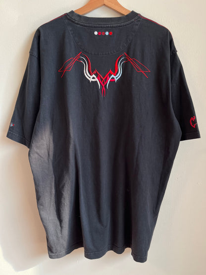 00s Coogi Embroidered Black Tee (XXL)