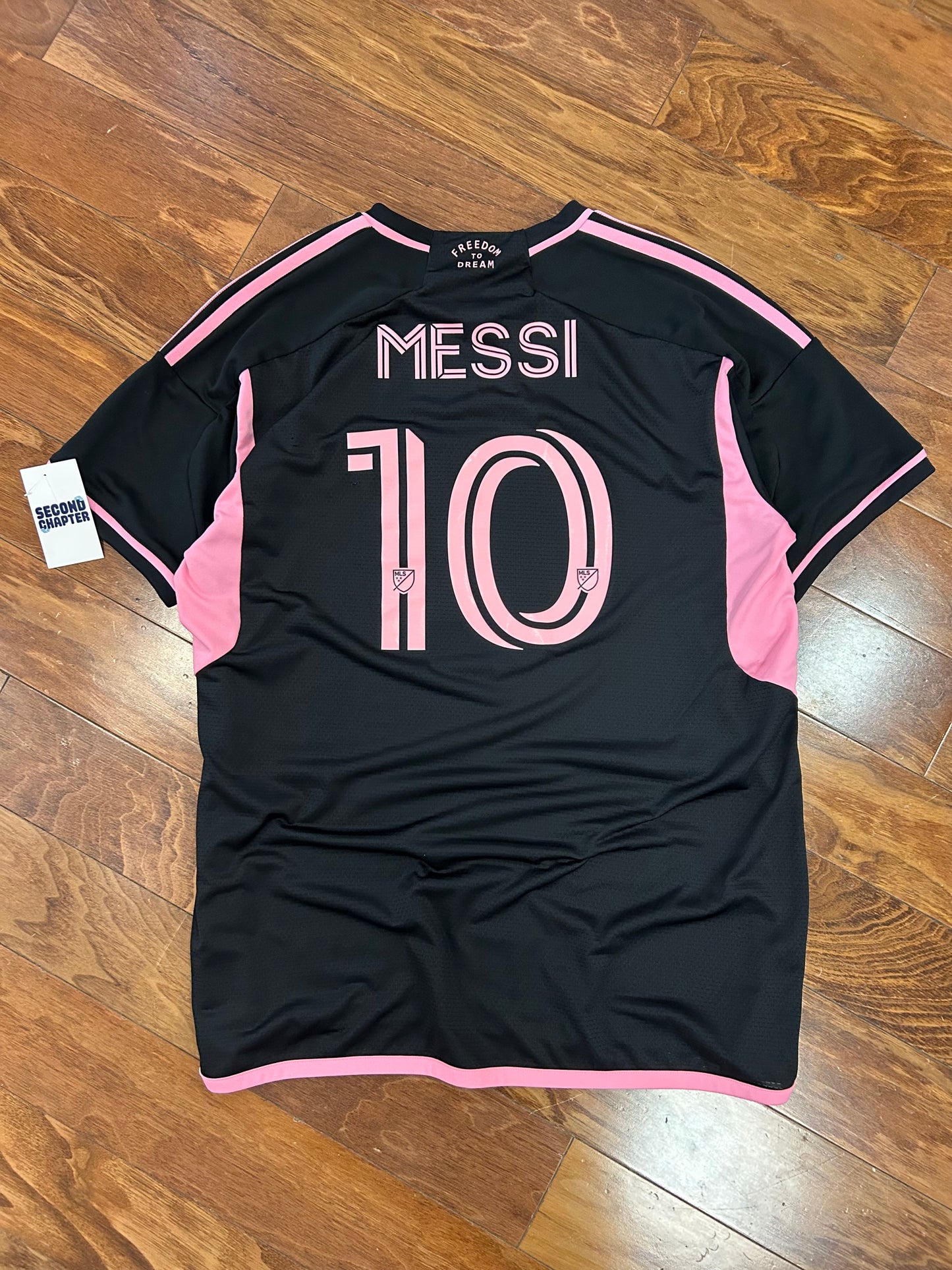 Inter Miami Messi Adidas Soccer Jersey Black 2023-'24 Kit (XL)