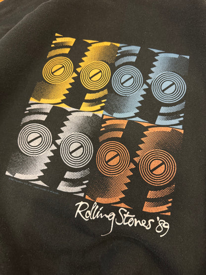 1989 Rolling Stones Vintage Band Music Crewneck (L)