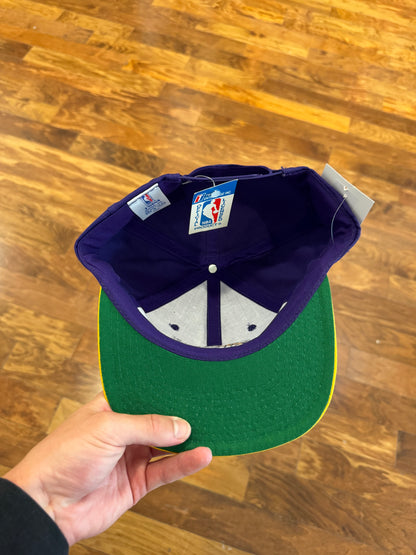 1990s Los Angeles Lakers Twins Snapback Hat (OS)