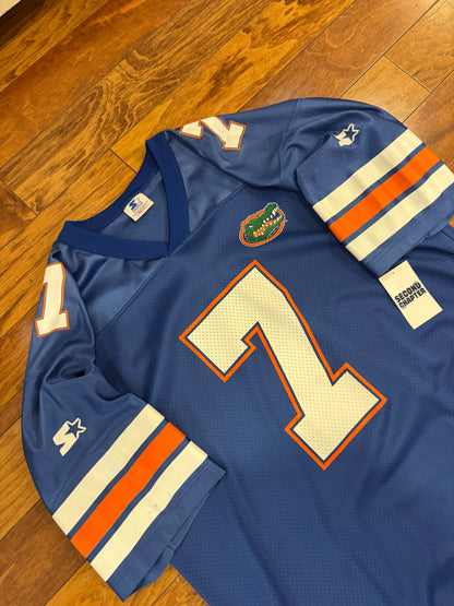 1996 University of Florida (UF) Gators #7 Vintage Starter Football Jersey (XL)