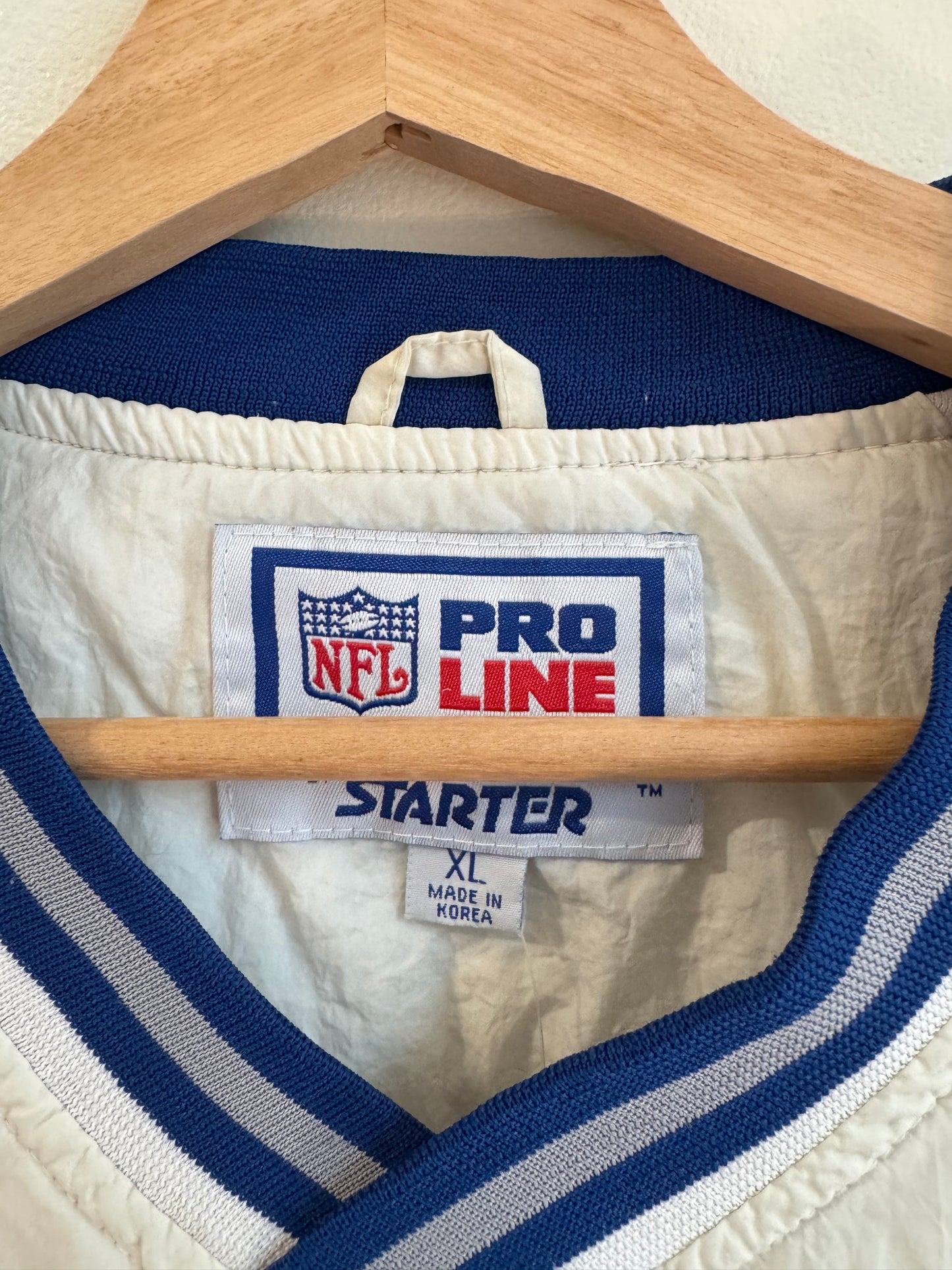 90s Indianapolis Colts Starter White Windbreaker (XL)