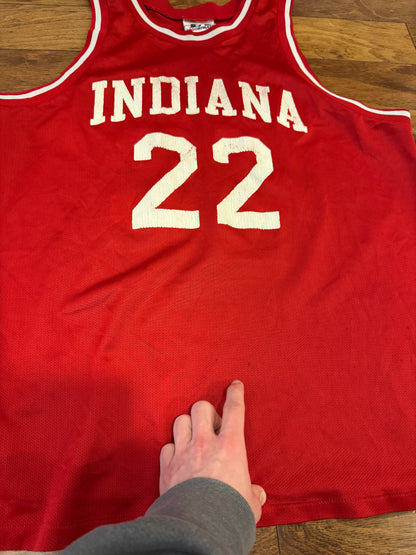 90s Indiana Basketball #22 Logo Athletic Jersey (XL)