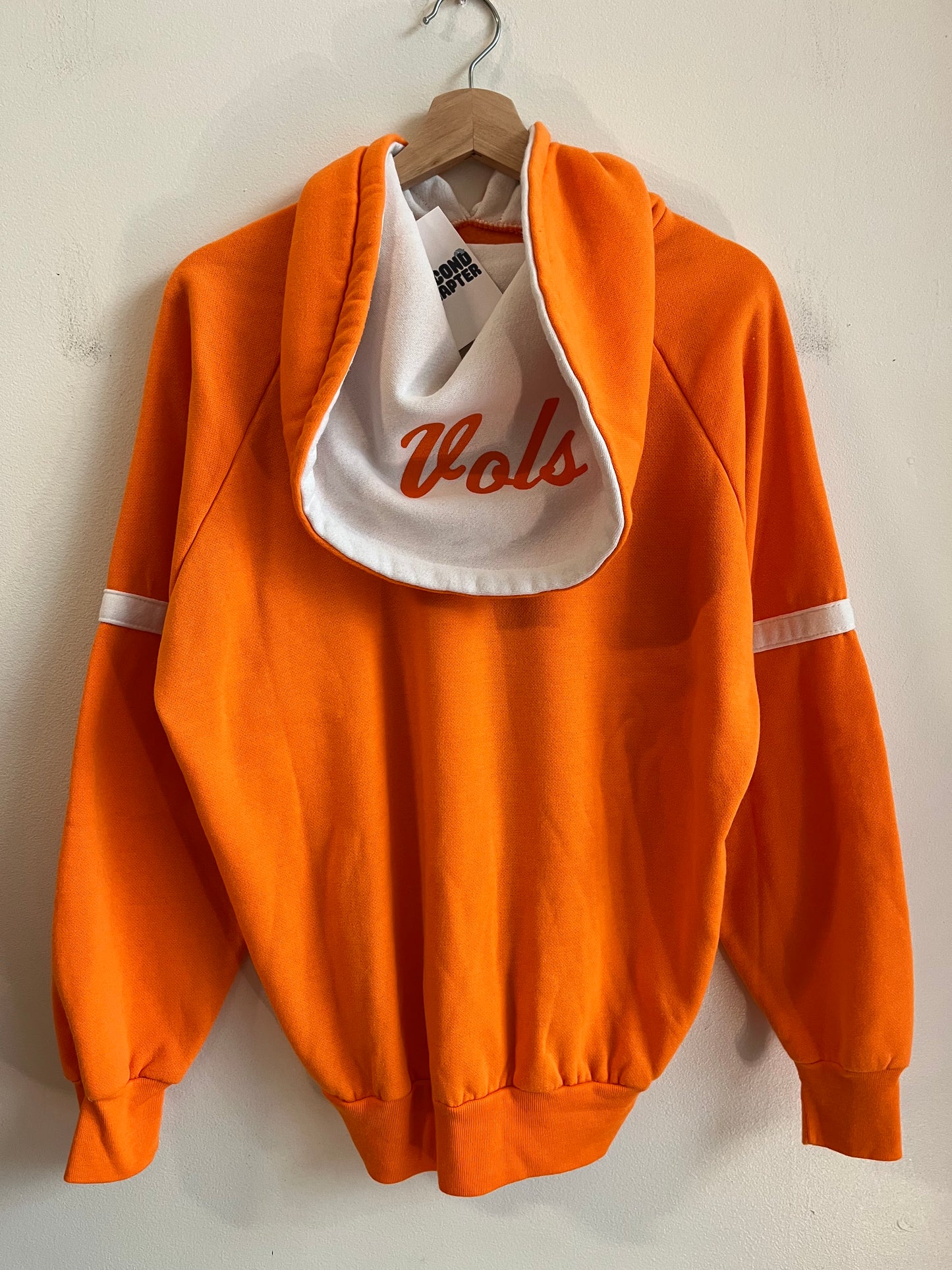 80s Tennessee Volunteers Orange Spell Out Hoodie (M)