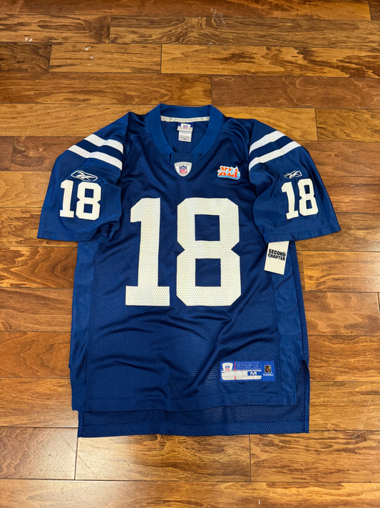 00s Indianapolis Colts Peyton Manning #18 Reebok NFL Jersey (M)