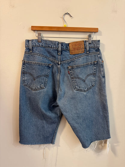 1998 Levi's 505 Blue Shorts (33)