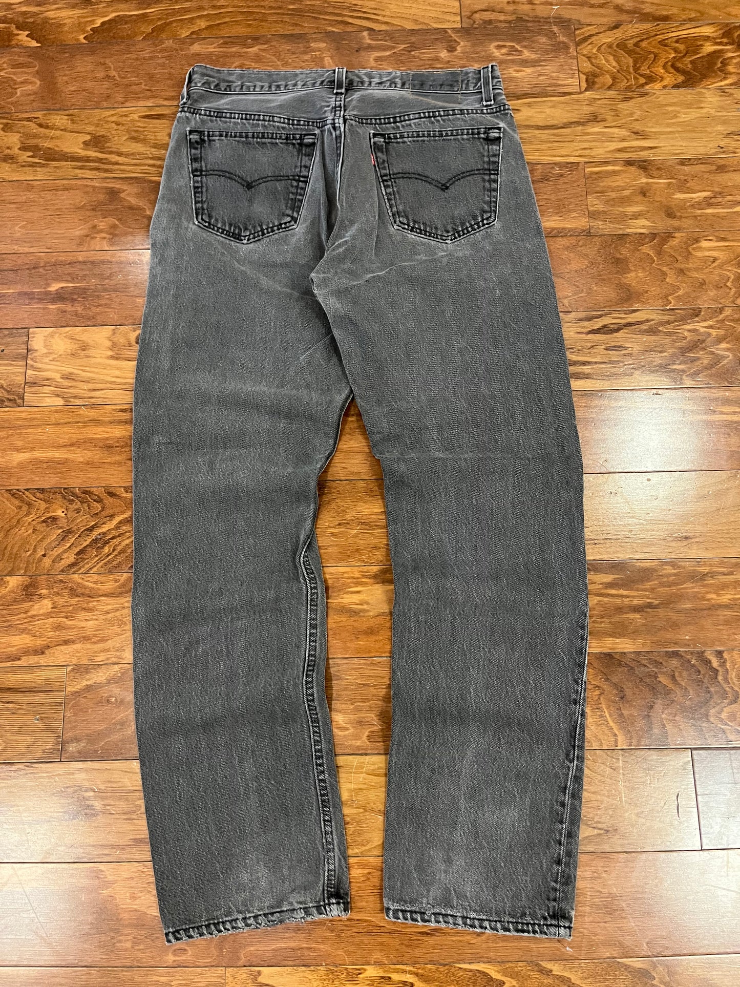 1994 Levi's 501 Vintage Faded Black Jeans (31 x 32)