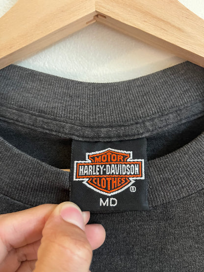 1989 Harley Davidson New York Faded 50/50 Tee (M)