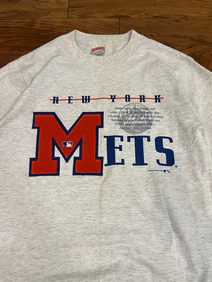 1992 New York Mets Vintage Nutmeg Tee (L)