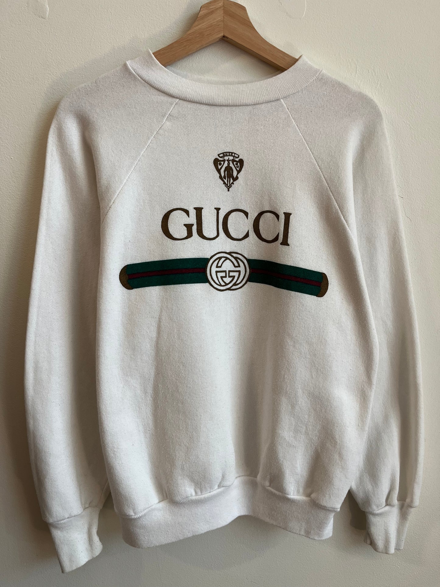 80s Gucci Vintage Bootleg Crewneck (L)