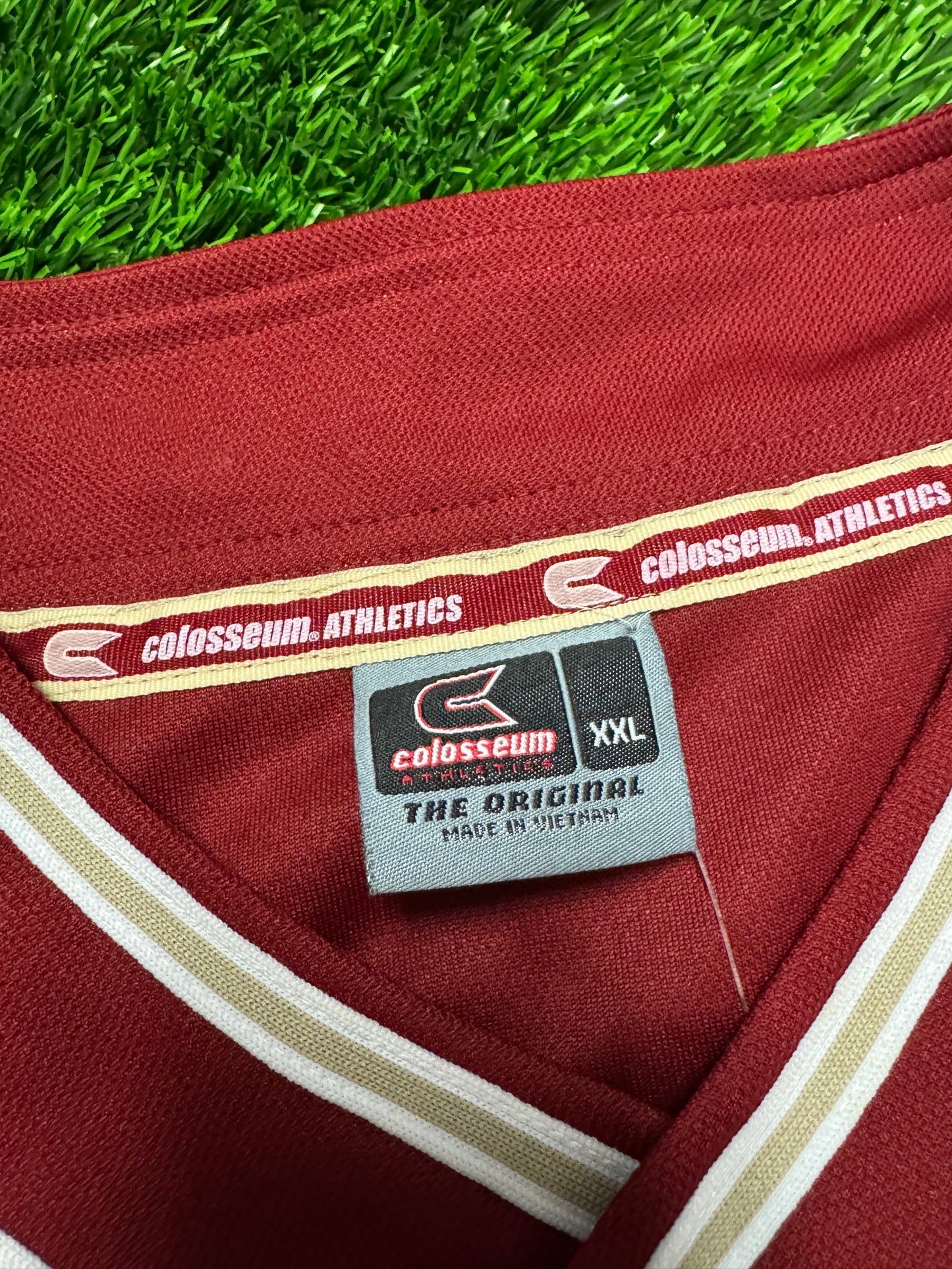 90s Florida State University (FSU) Seminoles Colosseum Baseball Jersey (XXL)