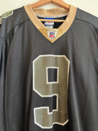 00s New Orleans Saints Drew Brees  #9 Reebok Jersey (L)