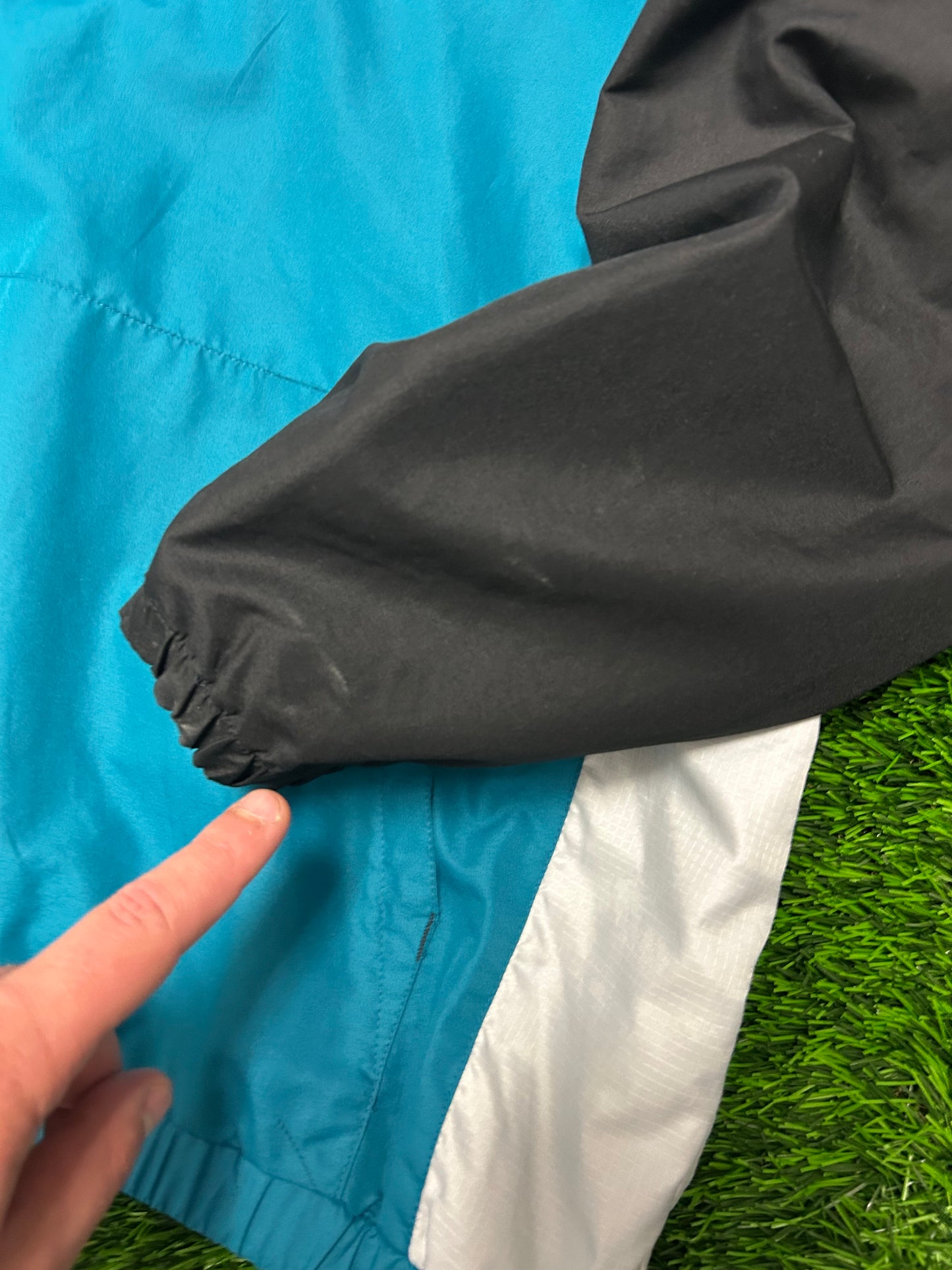 00s Jacksonville Jaguars Embroidered NFL Logo Windbreaker (L)