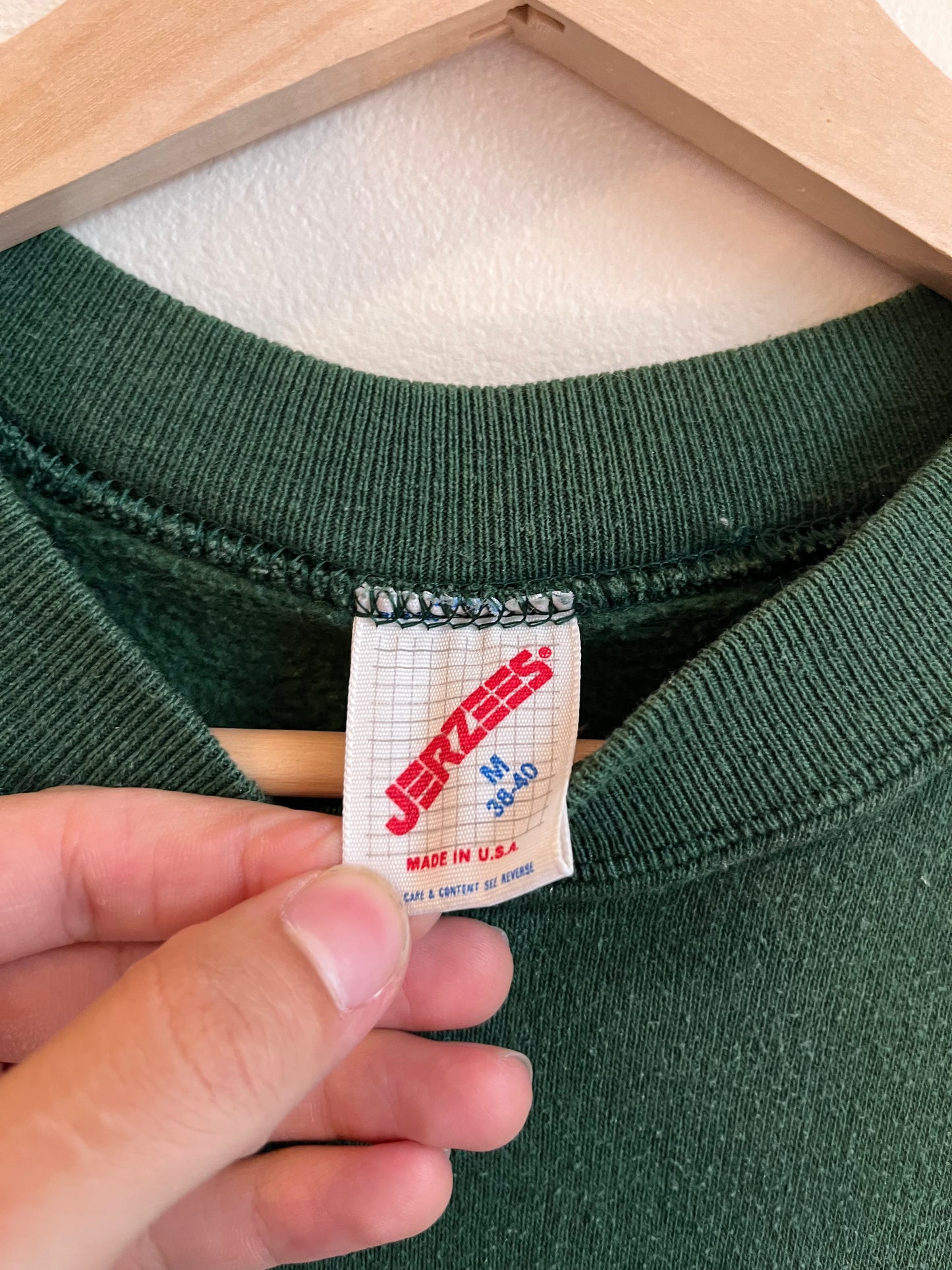 90s Appalachian State Green Crewneck (M)