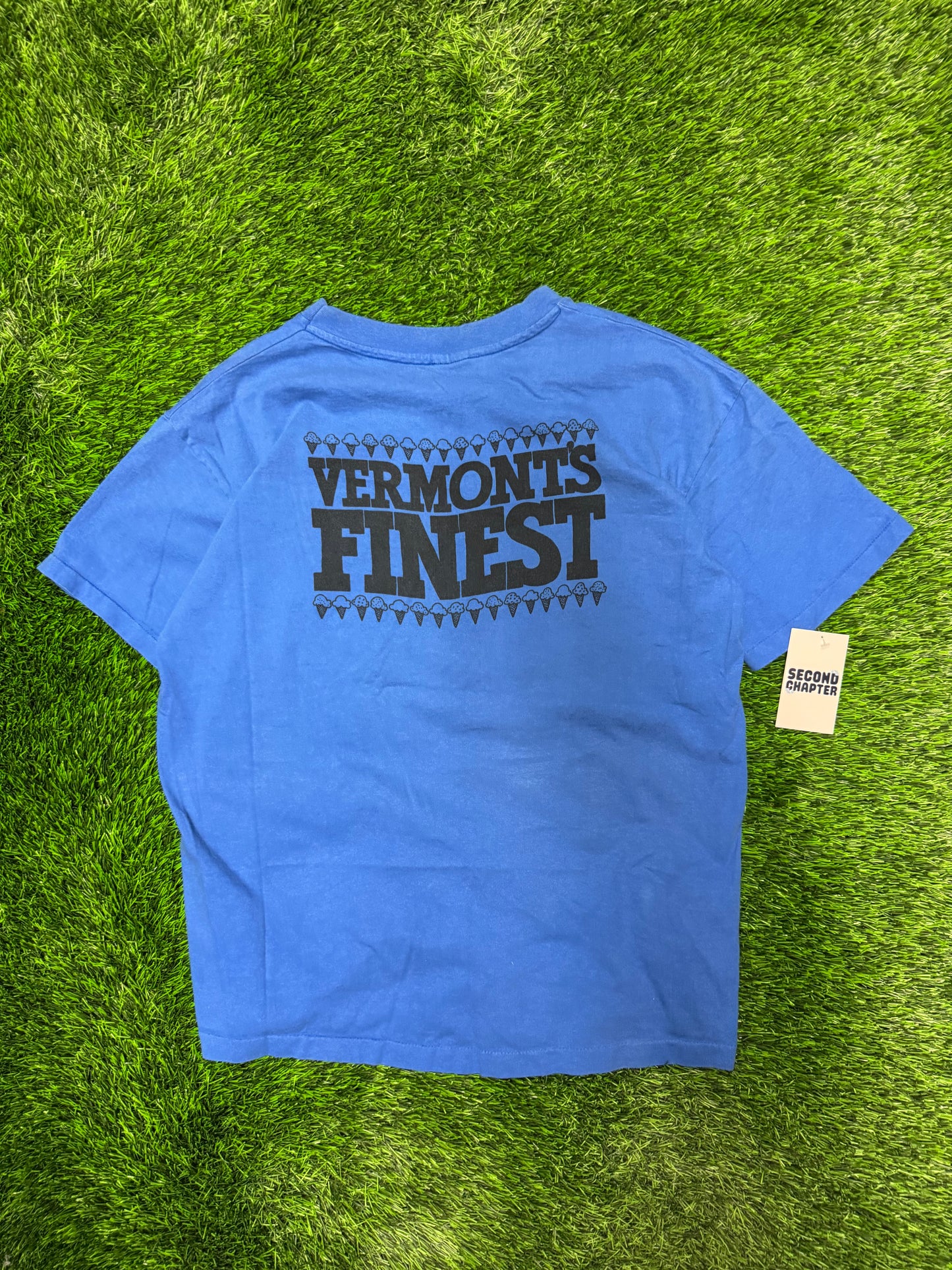 1985 Ben & Jerry's "Vermont's Finest" Grail Cow Graphic Tee (XL)