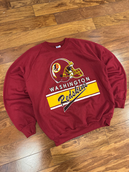 80s Washington Redskins Helmet Crewneck (XL)