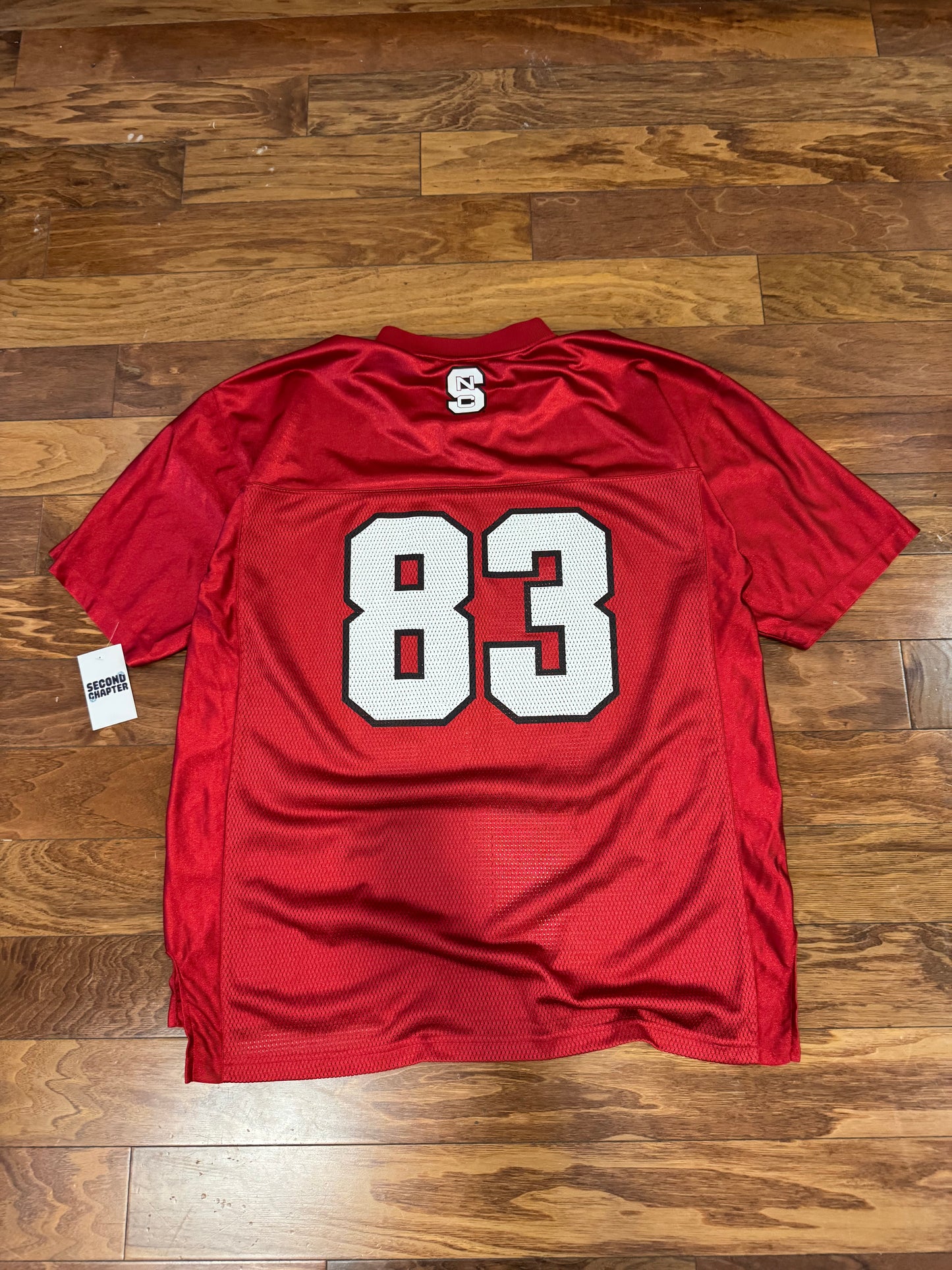 00s NC State Adidas #83 Football Jersey (XL)