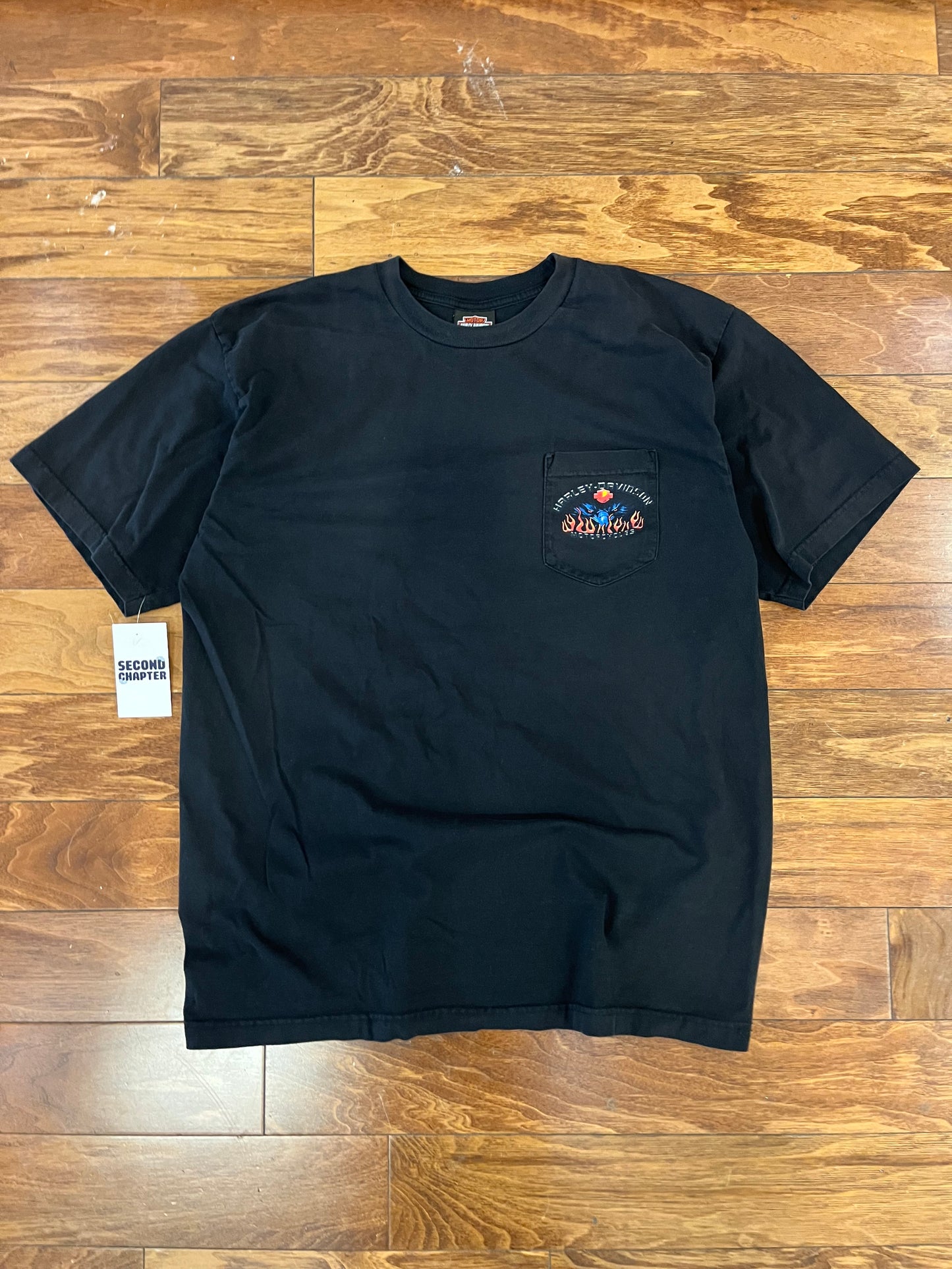00s Harley Davidson Flames Hawaii Tee (XL)