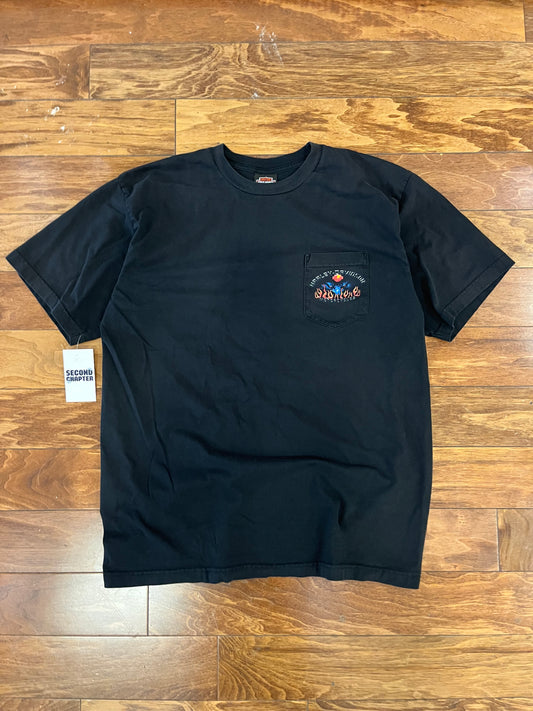 00s Harley Davidson Flames Hawaii Tee (XL)