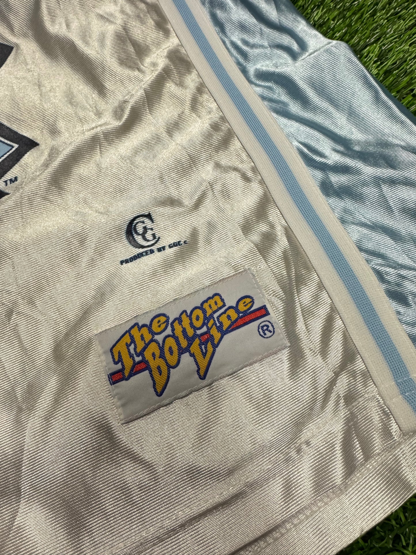 90s University of North Carolina (UNC) Michael Jordan Bottom Line NCAA Basketball Jersey (L)