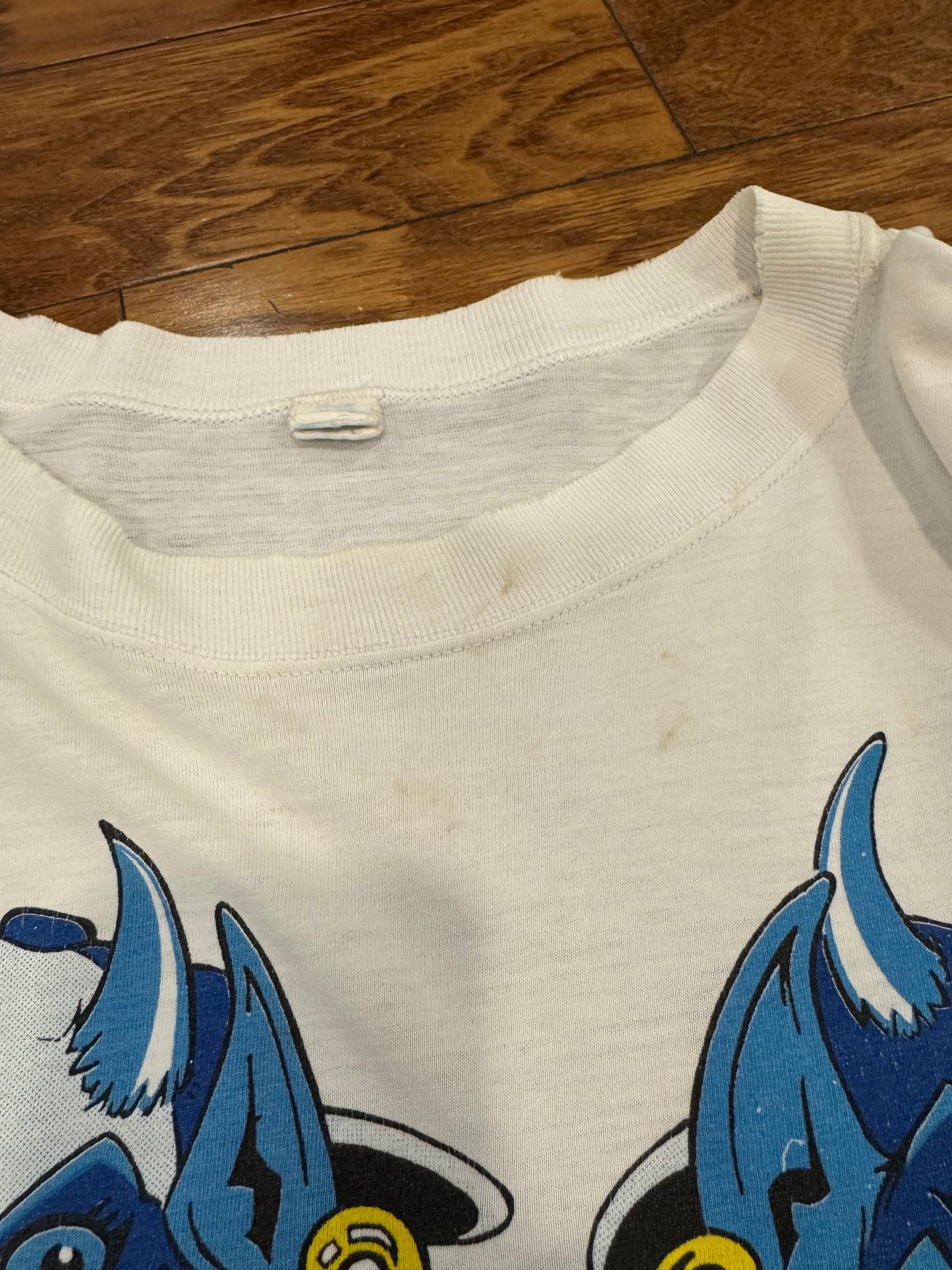 1993 Duke Blue Devils Cartoon Mascots Vintage Tee (XL)
