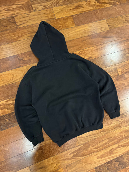 90s Carolina Panthers Embroidered Hoodie (L)