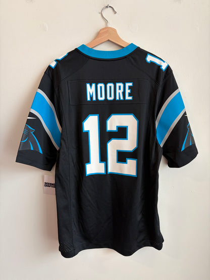 2016 Carolina Panthers DJ Moore #12 Nike Home Jersey (M)