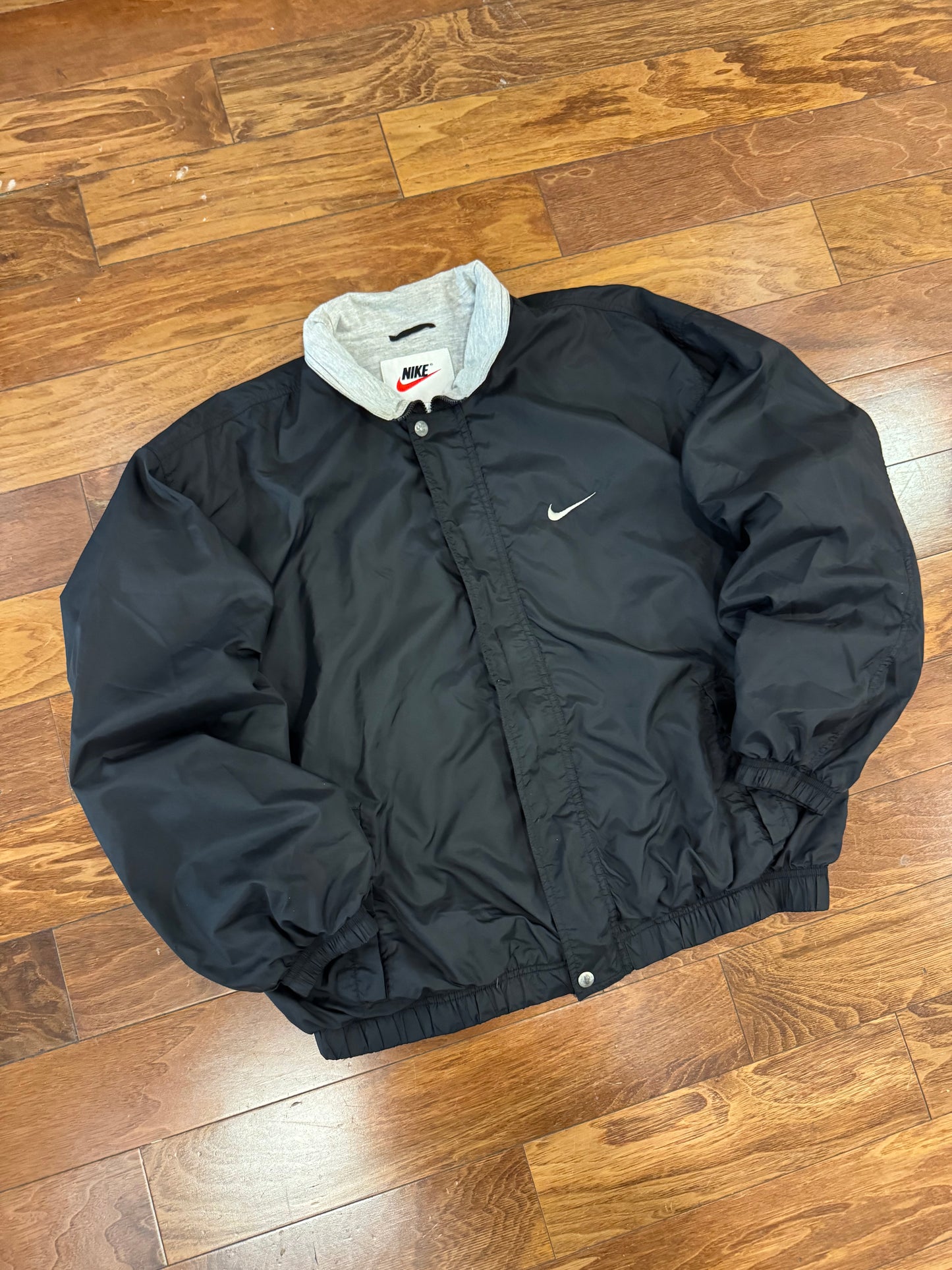 90s Nike Black Windbreaker (L)