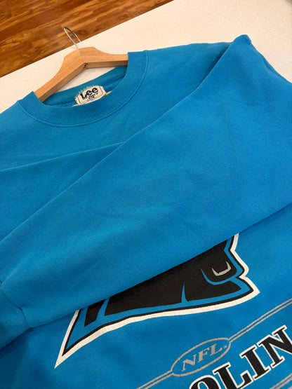 1997 Carolina Panthers Blue Lee Crewneck (XL)