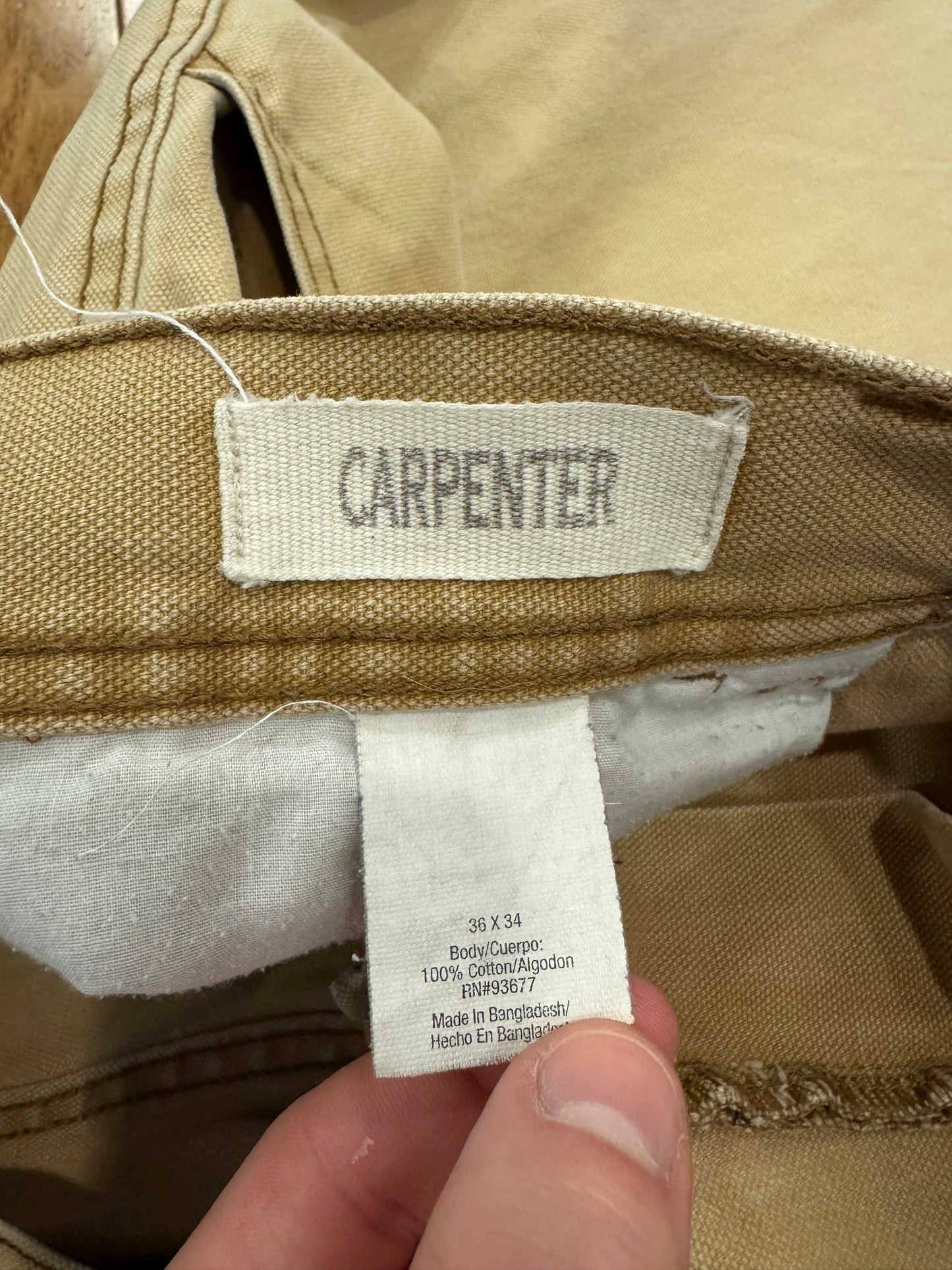 00s Arizona Faded Tan Carpenter Pants (36 x 32)